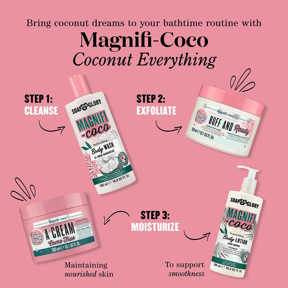 Soap & Glory Magnifi-Coco: parfum coco gourmand pour une sensation réconfortante