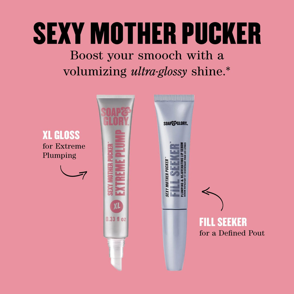 Soap & Glory Sexy Mother Pucker, tremelle et ingrédients nourrissants pour texture soyeuse.