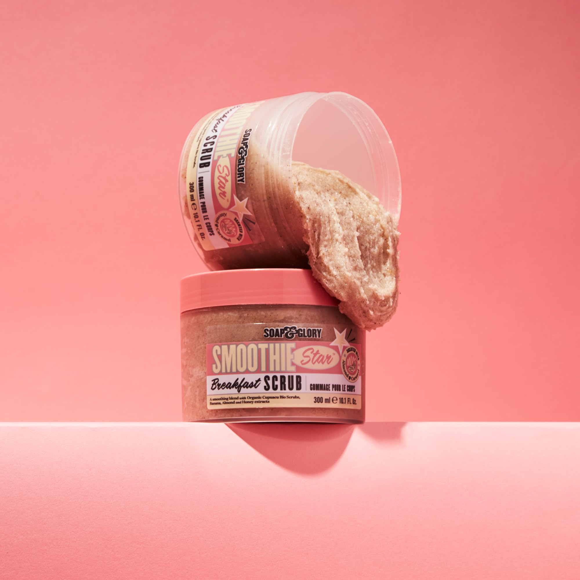 Soap & Glory Smoothie Star huile d’amande douce – nourrissante après gommage.