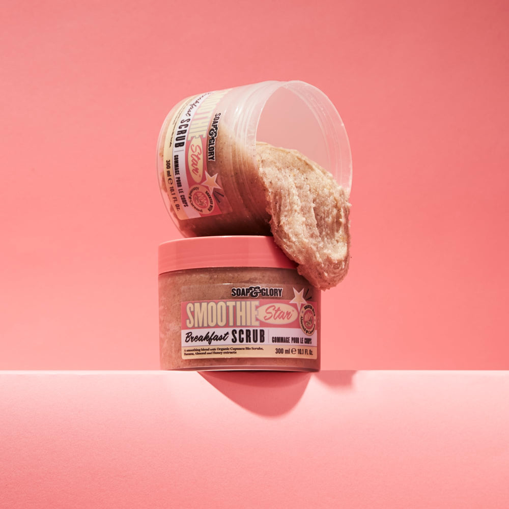 Soap & Glory Smoothie Star huile d’amande douce – nourrissante après gommage.