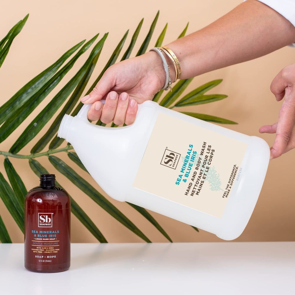 Savon Soapbox pour la douche, parfum frais.