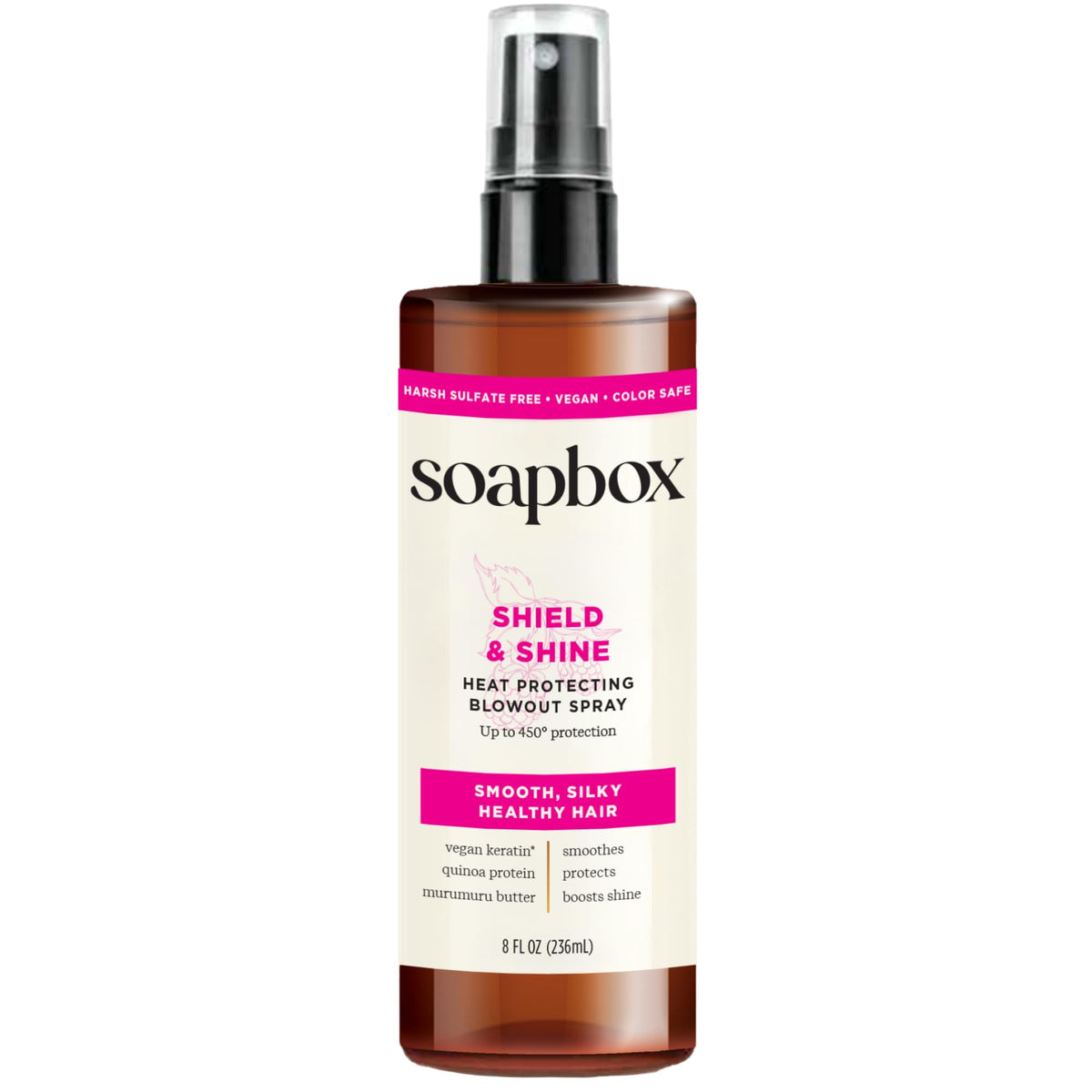 Soapbox Spray Protecteur Thermique, bouteille prête à l’emploi et protection contre la chaleur.