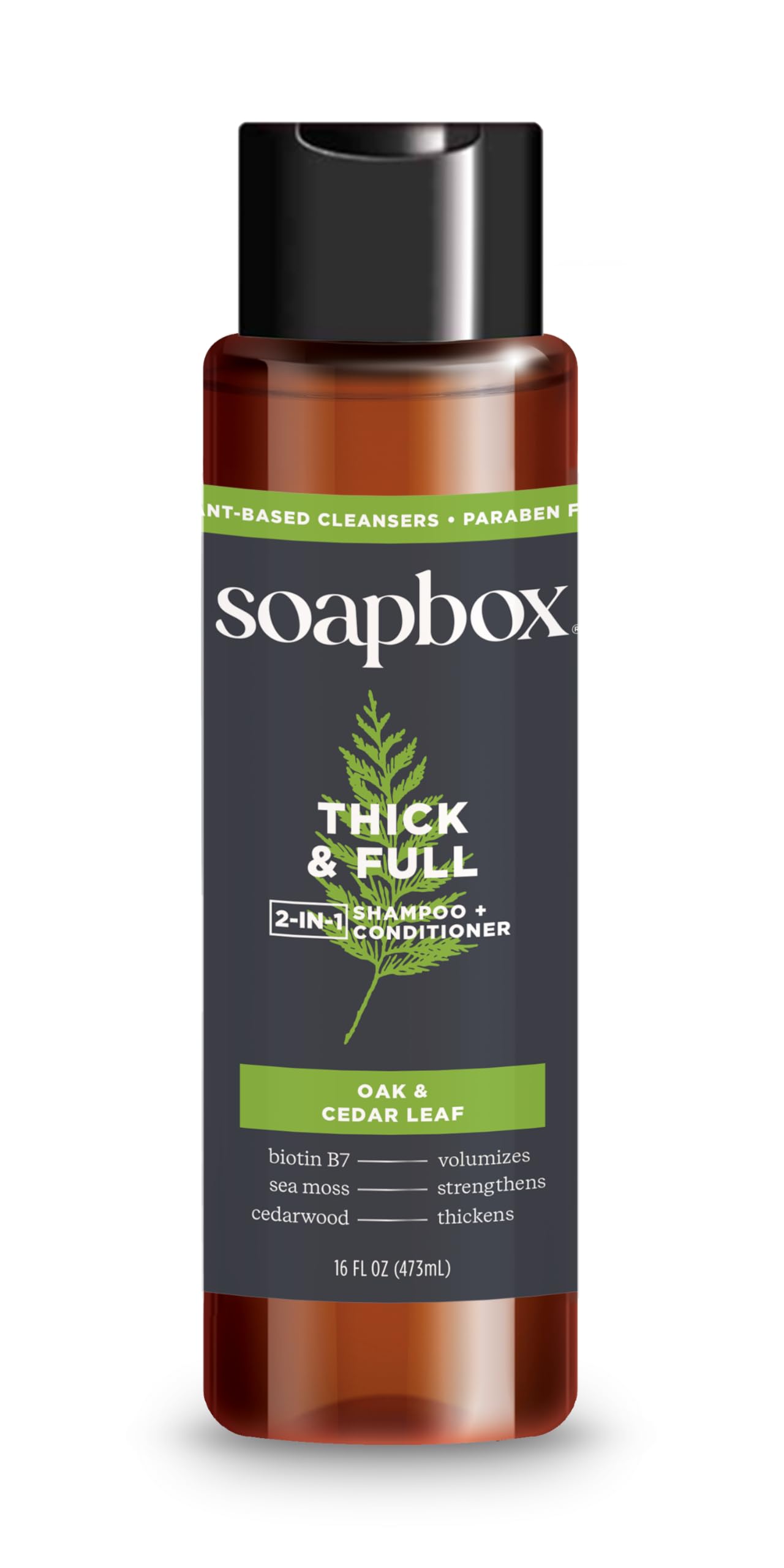 Soapbox Homme 2 en 1, emballage de 16 onces prêt à l'emploi.