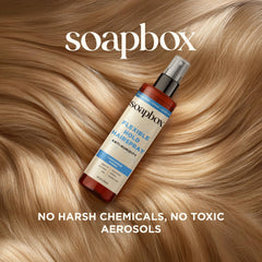 Soapbox huile d'argan nourrissante pour cheveux.