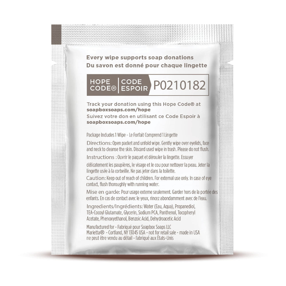Lingettes demaquillage rapide Soapbox s intègre à la routine beauté.