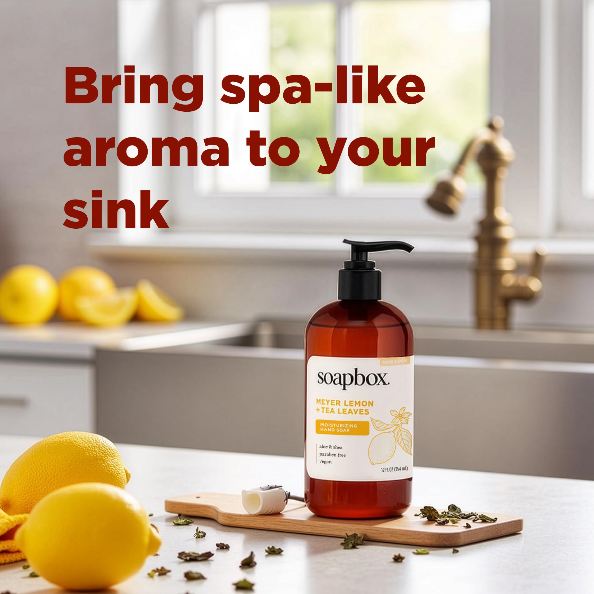 Soapbox Mains: beurre de karité et aloe pour douceur.