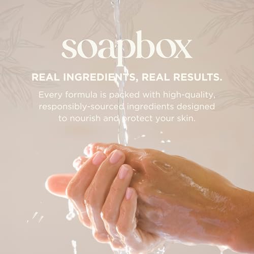 soapbox mains coco lait santal: senteur naturelle réconfortante et durable.