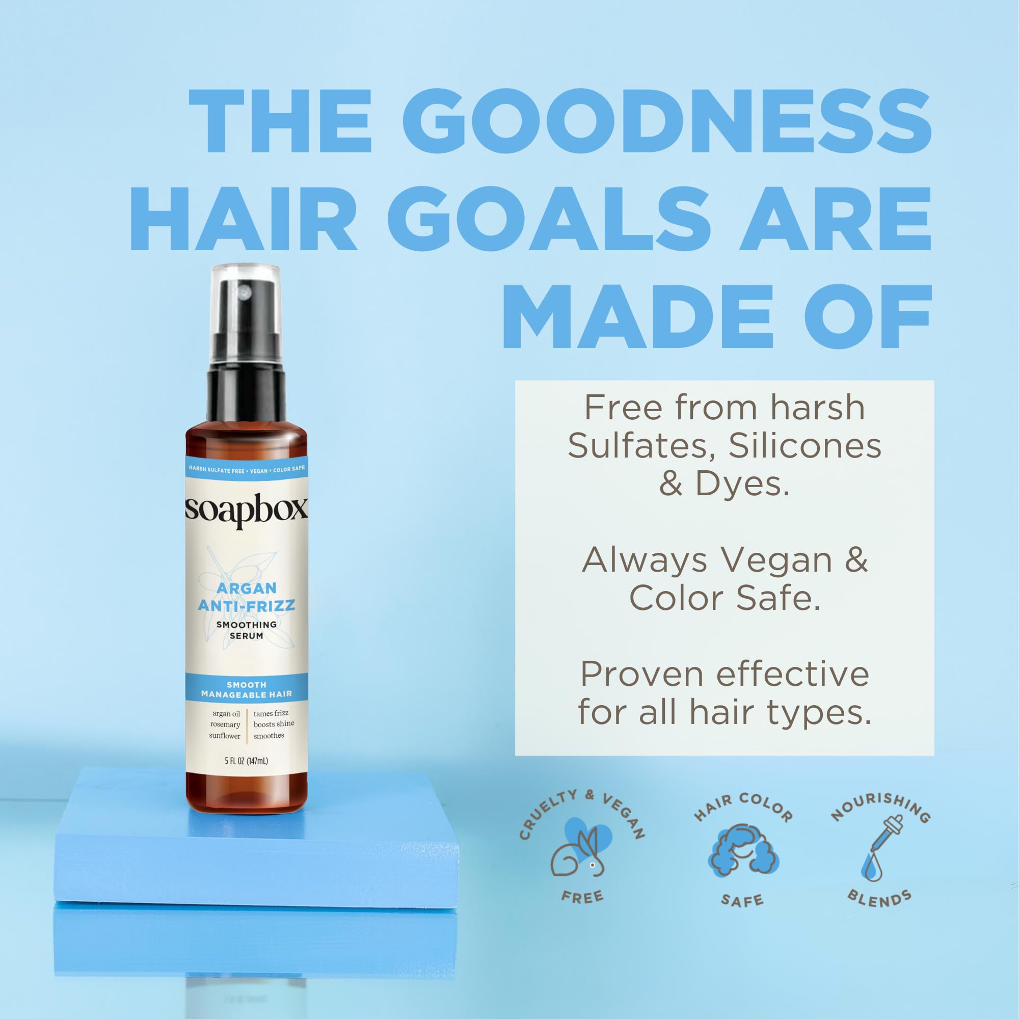 Soapbox sérum argan brillance soyeuse sur longueurs et pointes