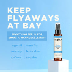Soapbox sérum argan texture non collante, application légère