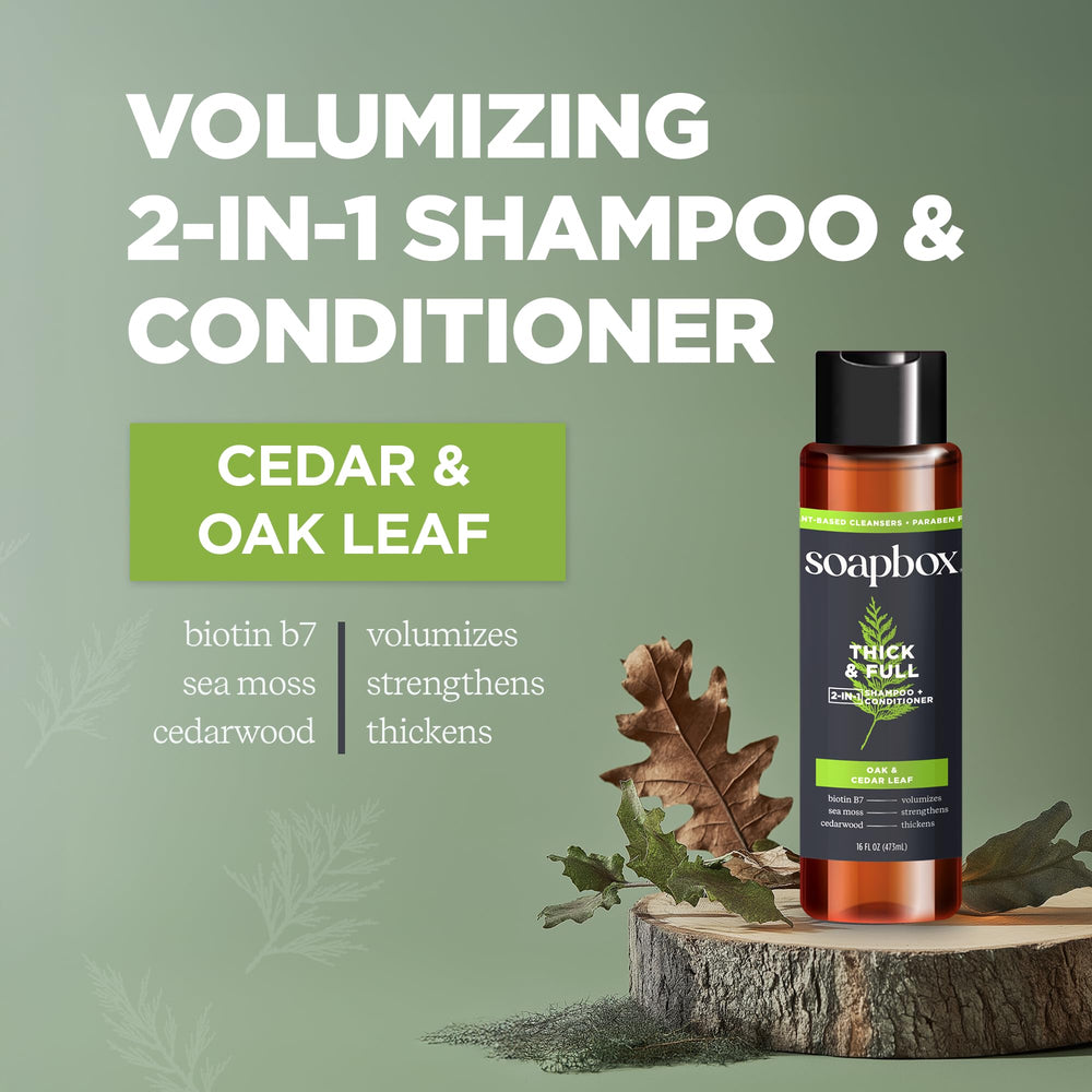 Soapbox Shampoing Homme Bouteille Soin Du Cuir Chevelu — douceur et propreté ciblées.