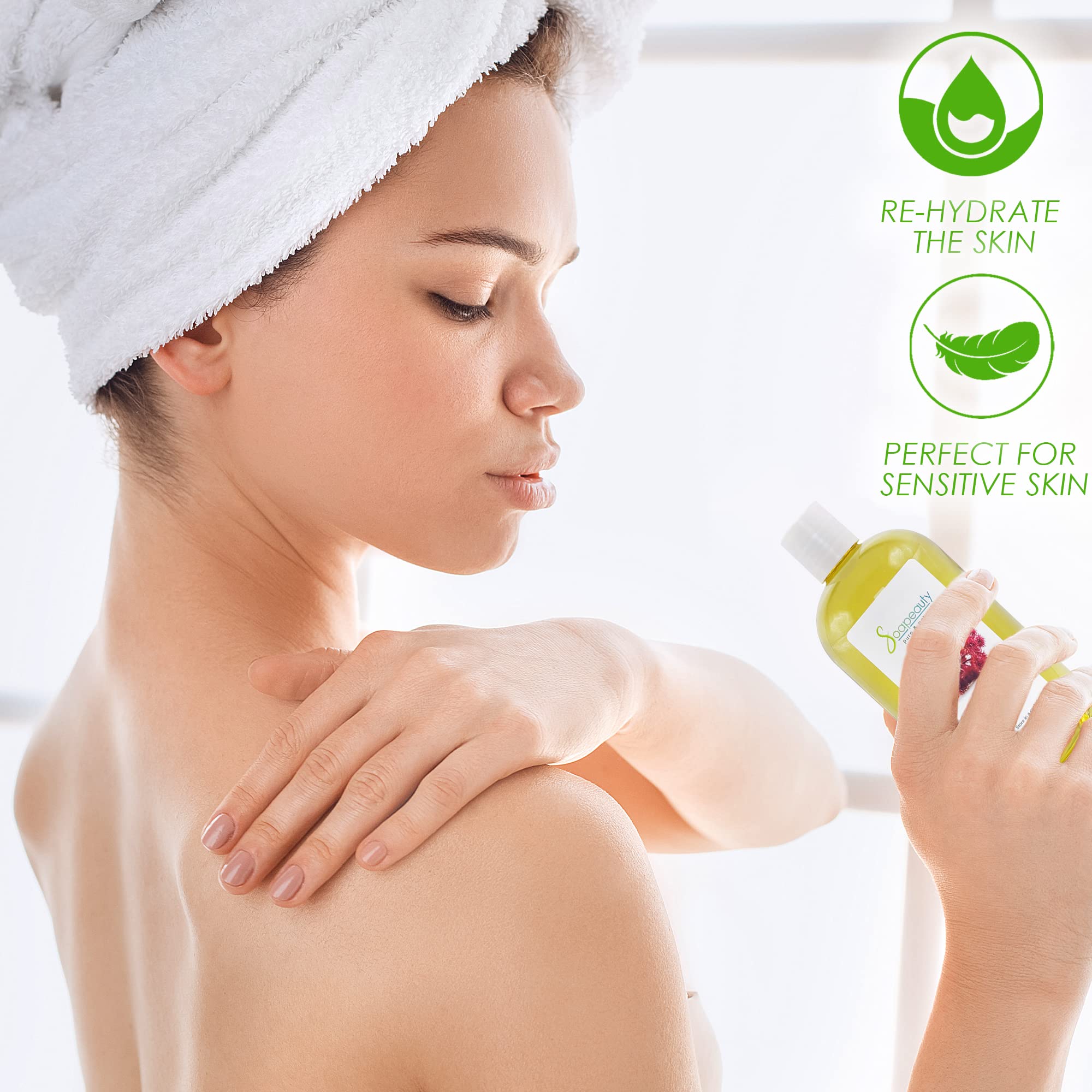 Soapeauty huile de castor – cheveux brillants et épais grâce à une utilisation régulière.