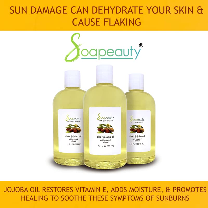 Soapeauty Huile de Jojoba Claire — flacon élégant dans la salle de bains.