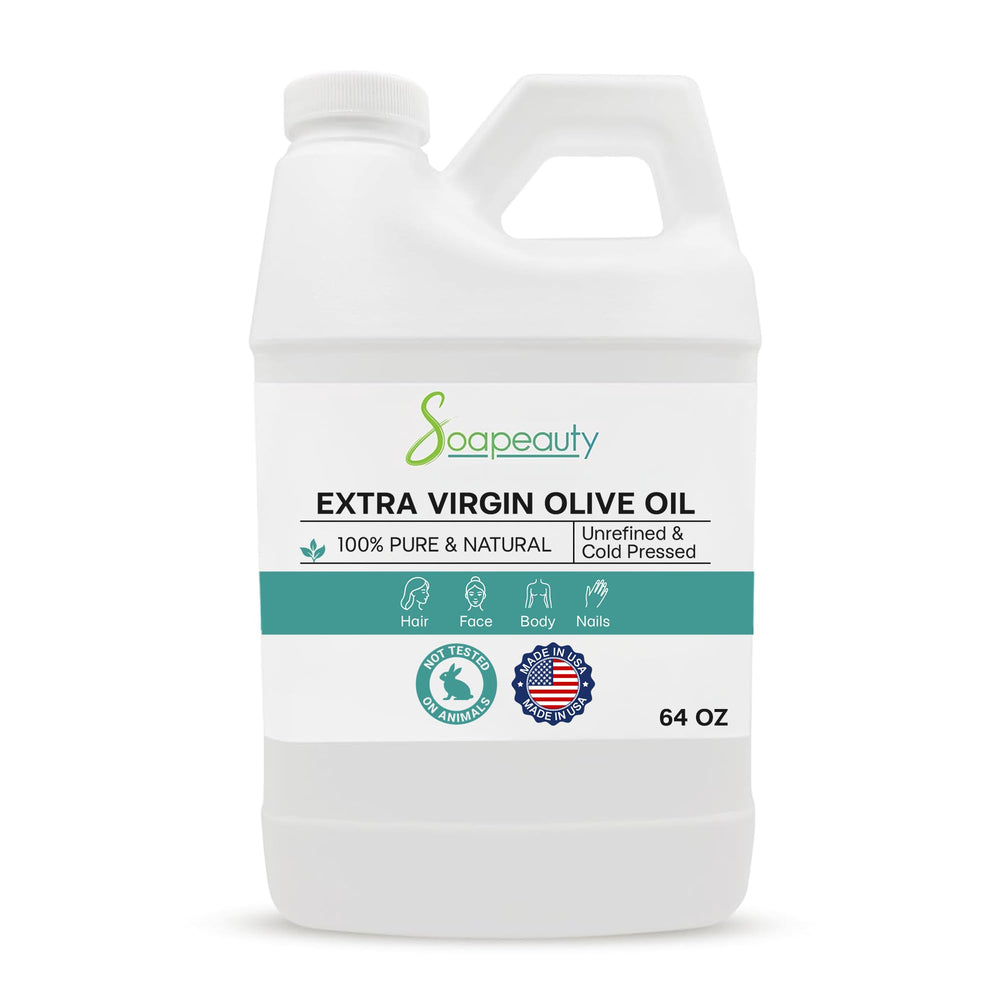 Soapeauty huile d’olive extra vierge en bouteille, soin polyvalent pour peau et cheveux