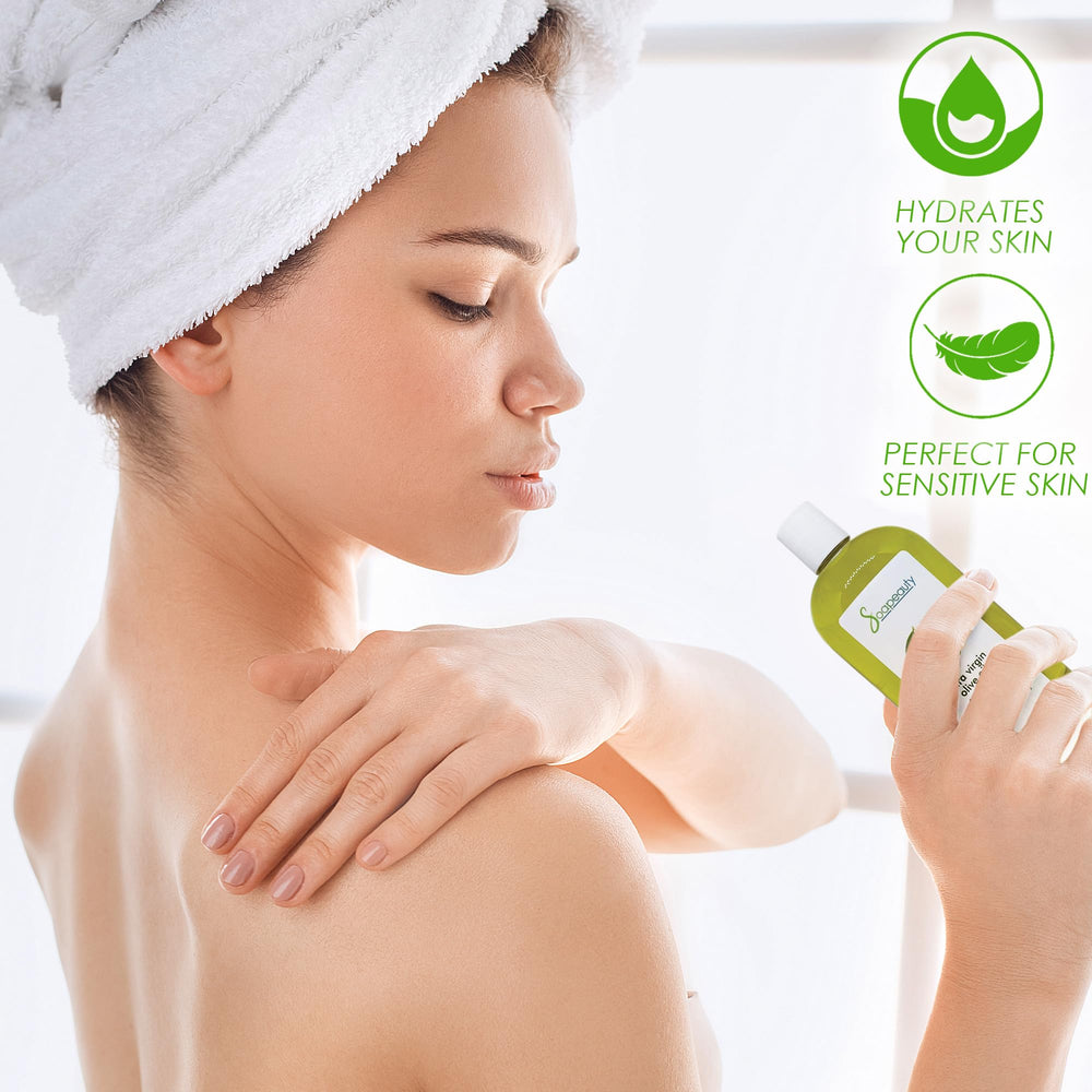 Soapeauty Huile d'Olive Extra Vierge — cheveux soignés, conditionnement naturel.