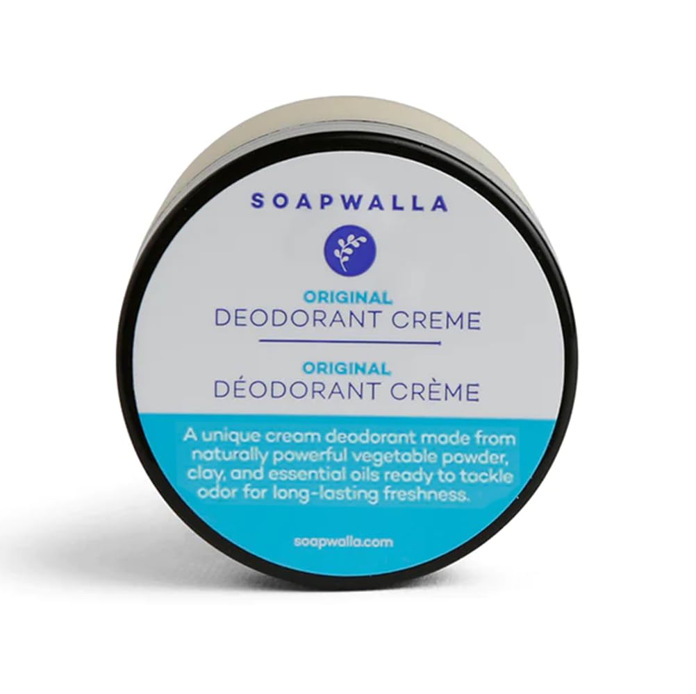 Soapwalla Déodorant Crème Original — emballage et texture, fraîcheur naturelle.