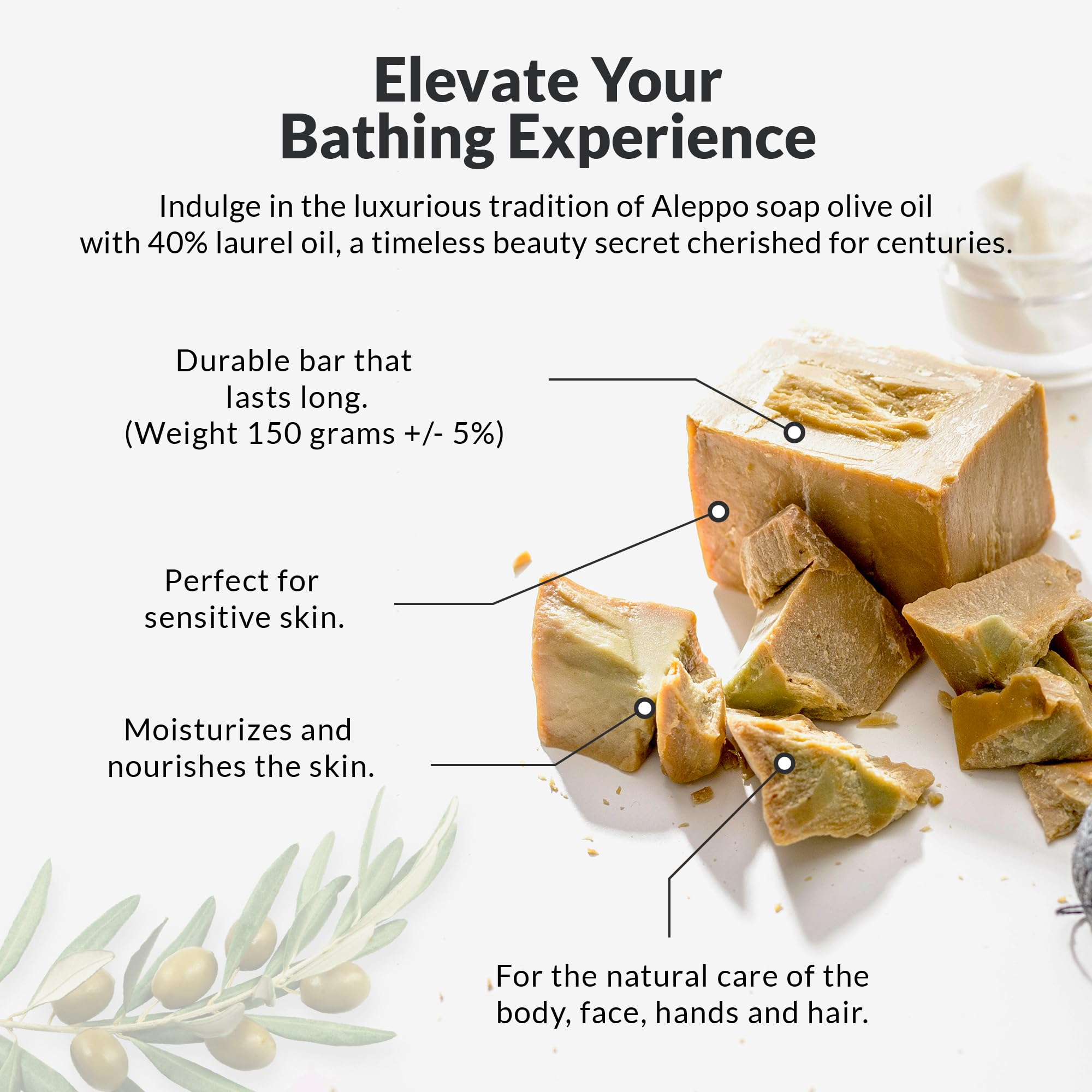 Sobeautis savon Aleppo fait main, savoir-faire artisanal