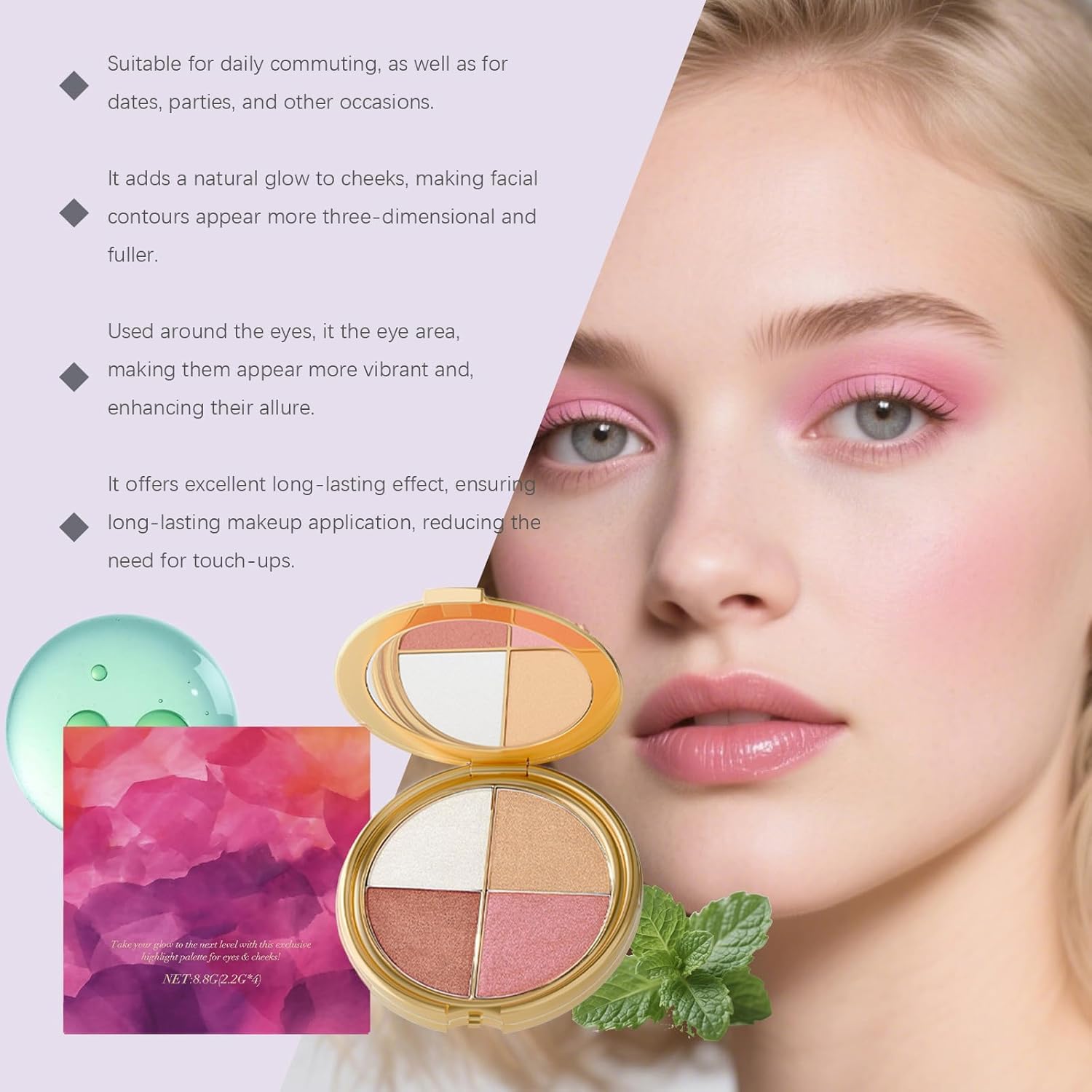 La palette Soelegant garantit texture soyeuse et estompage sans effort