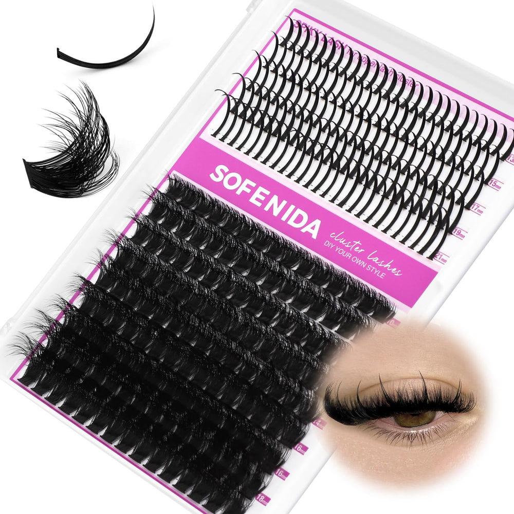 Cils SOFENIDA: groupes épines 13-21 mm pour un volume audacieux et durable.