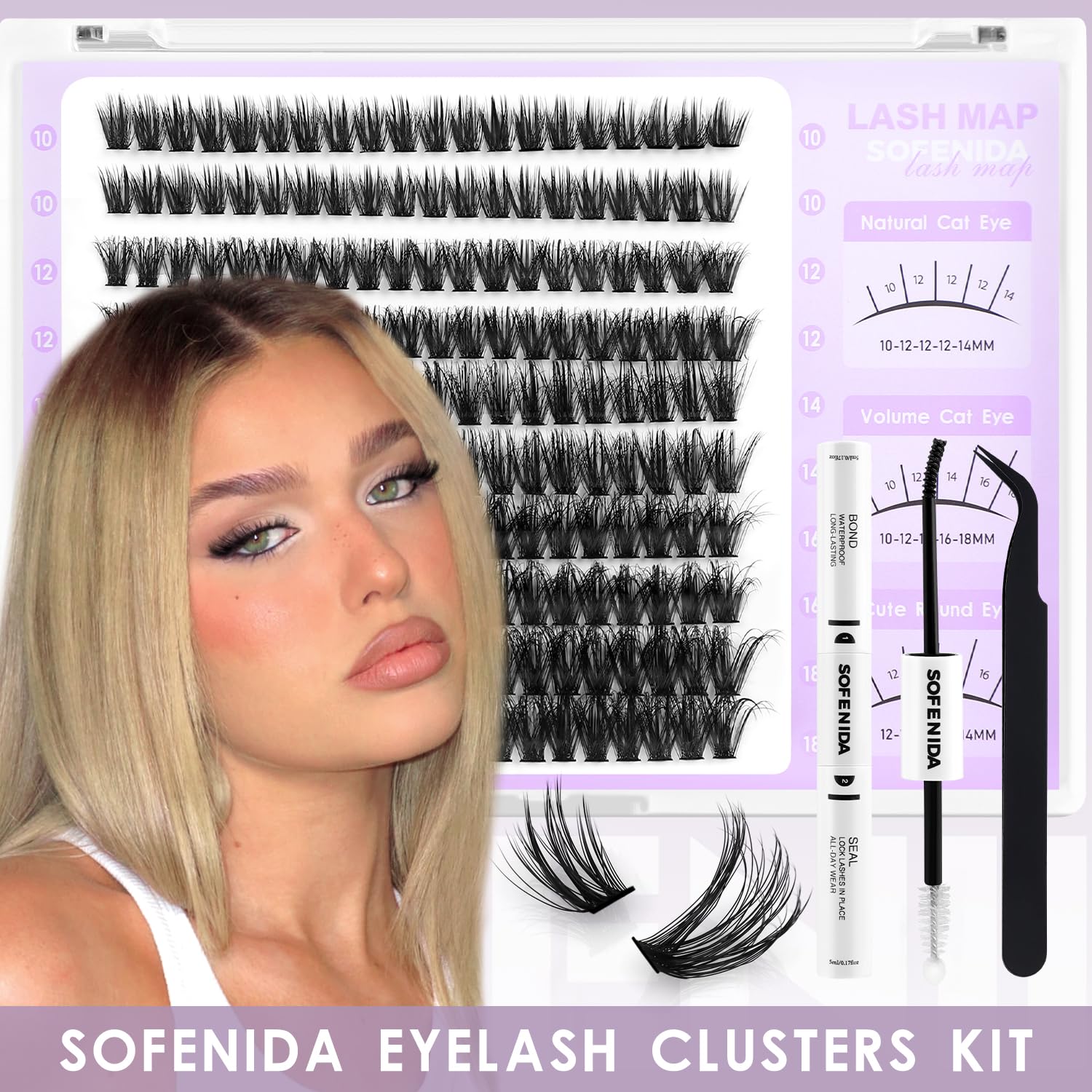 SOFENIDA packaging kit cils : emballage soigné et produit prêt à l’emploi