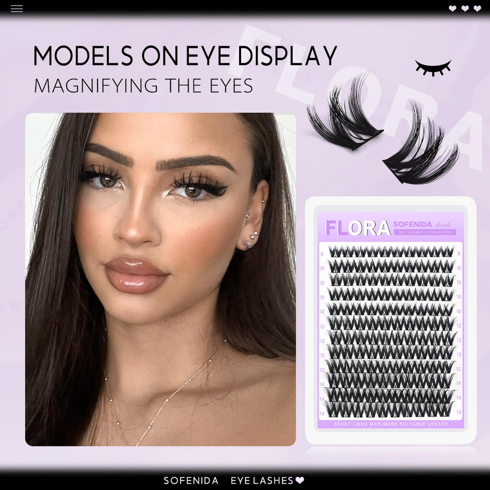 SOFENIDA Flaunt Flora – application flexible en groupes ou fibres fines