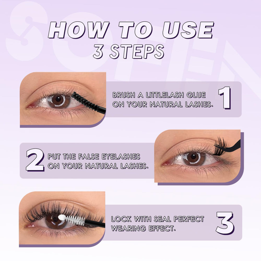 SOFENIDA kit complet cils : solution tout-en-un pour cils expressifs
