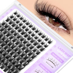 SOFENIDA Lash Clusters ensemble effet plume, pour un regard plus généreux et naturel.