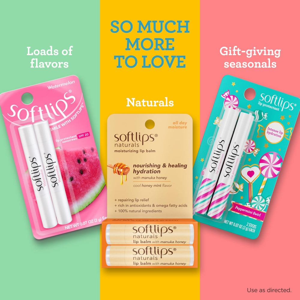 SoftLips Vanilla Lip Protectant applies smoothly for lips