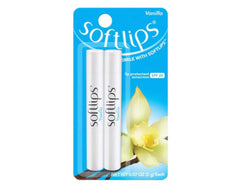 SoftLips Vanilla lip balm SPF 20 protects from sun exposure