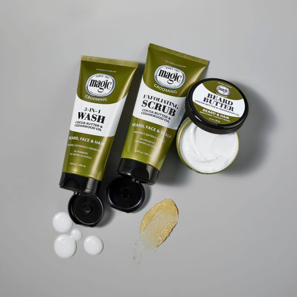SoftSheen Beurre-Barbe sans parabènes convient à diverses textures