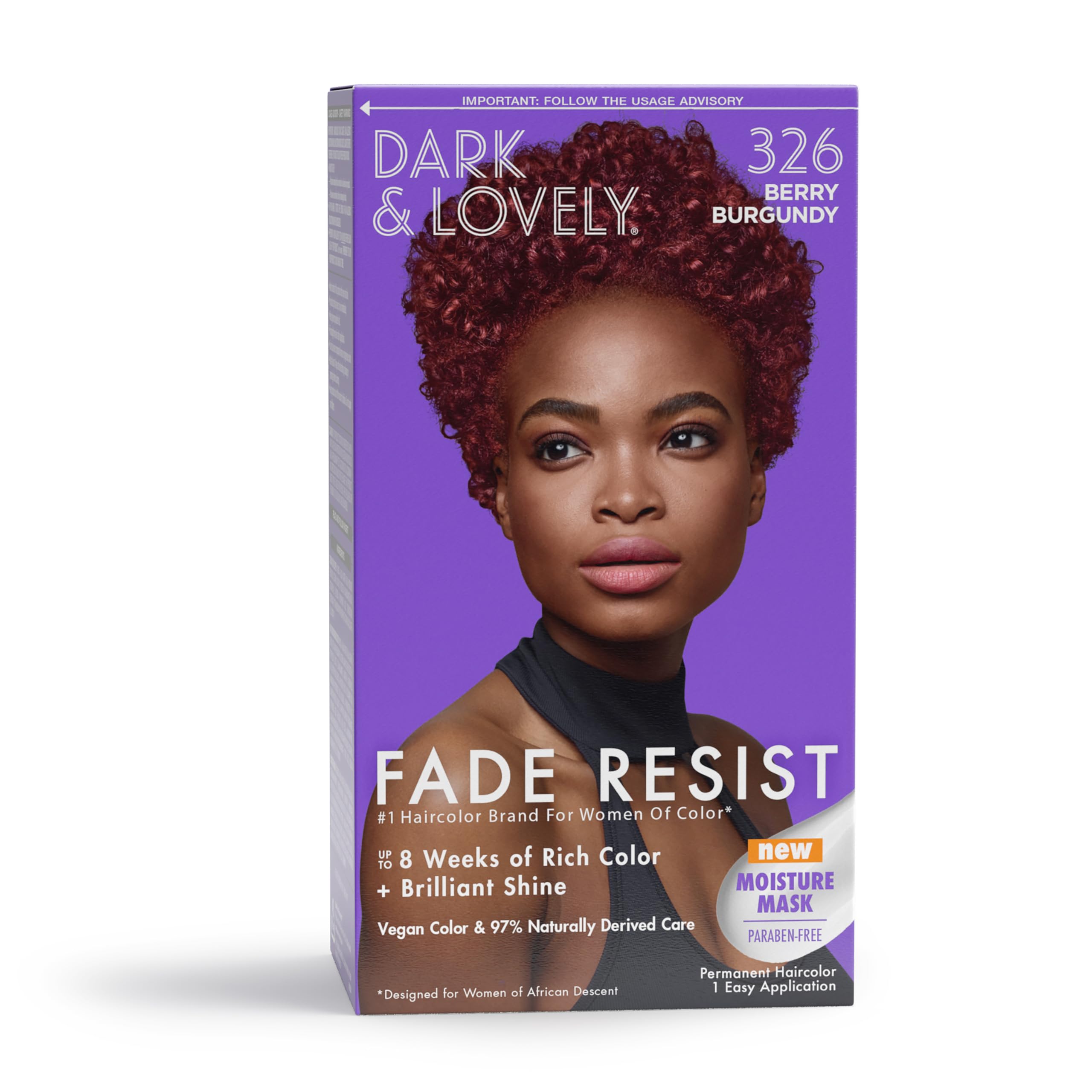 SoftSheen-Carson Dark and Lovely Berry Burgundy – bouteille prête à coloration éclatante