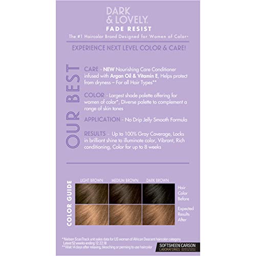 SoftSheen Dark and Lovely colorant crème Honey Blonde – couleur uniforme et riche.
