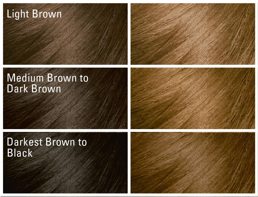 SoftSheen Dark and Lovely, échantillon teinte bronze dore, rendu riche et éclatant.