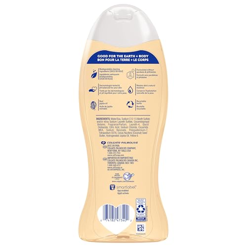Étiquette Softsoap sans parabènes, formule douce pour la peau