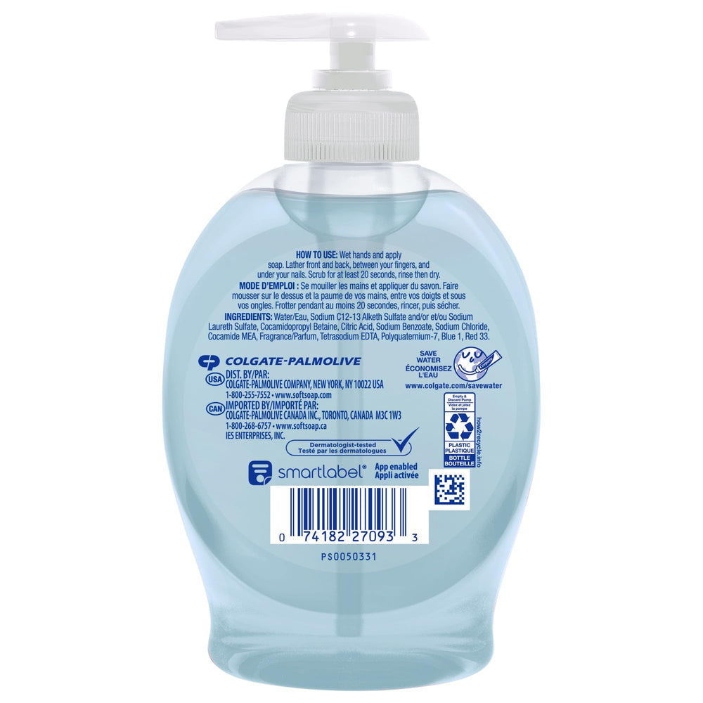 Softsoap Main mouillée avec mousse, lavage doux.