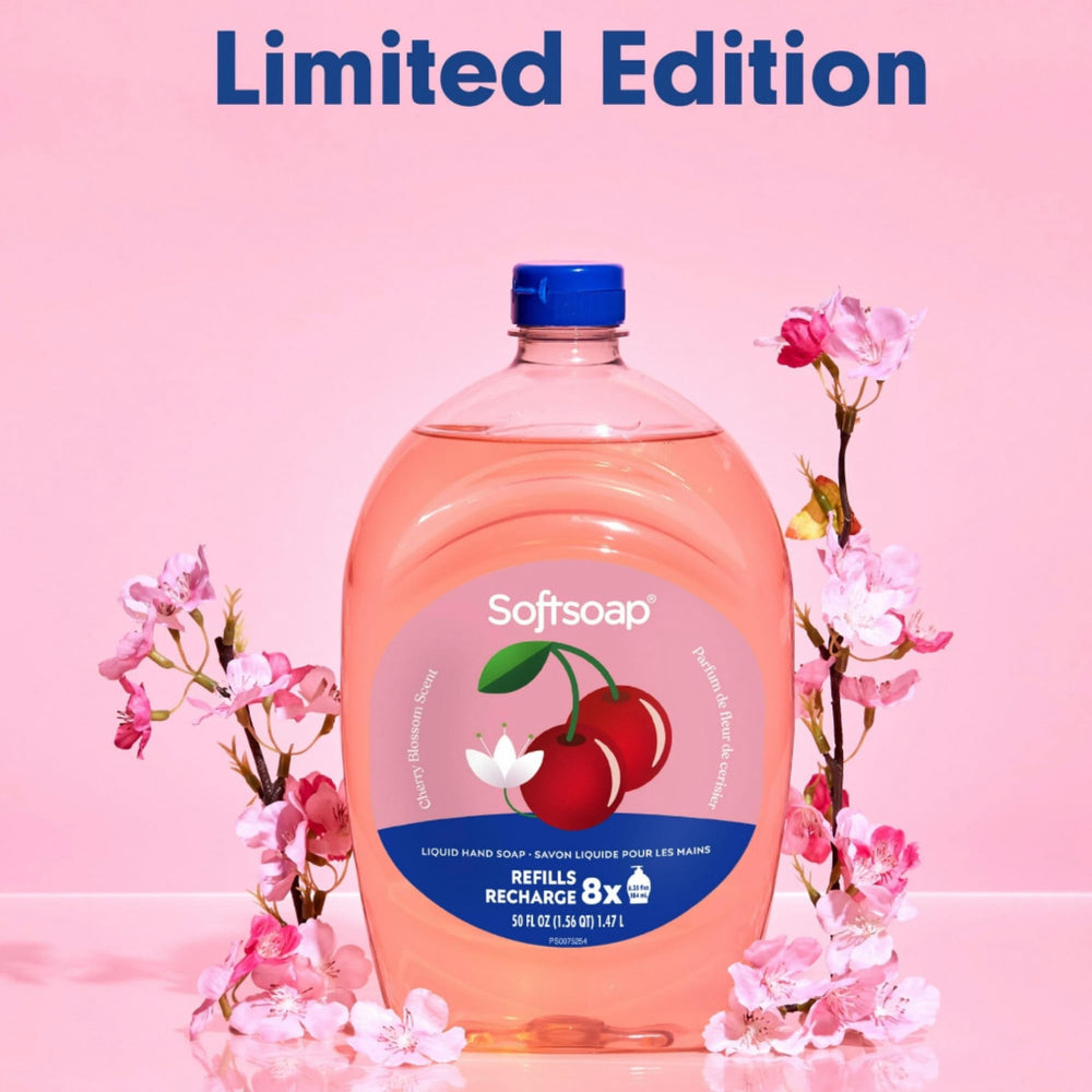 Recharge Softsoap 50 oz avec parfum citron Meyer.