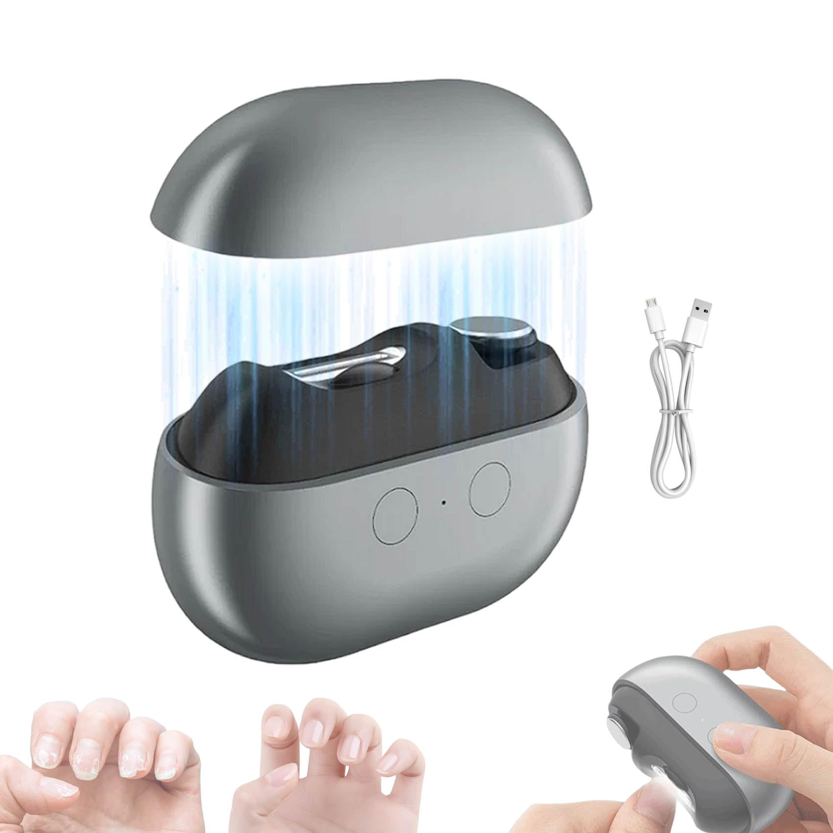 Soglude coupe-ongles électrique avec LED pour usages à domicile