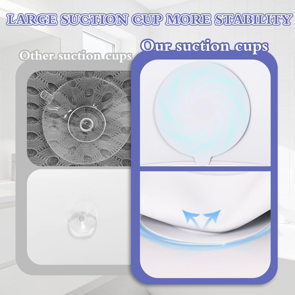 Oreiller bain SOGUELIN en silicone avec ventouses larges pour adhérence fiable.