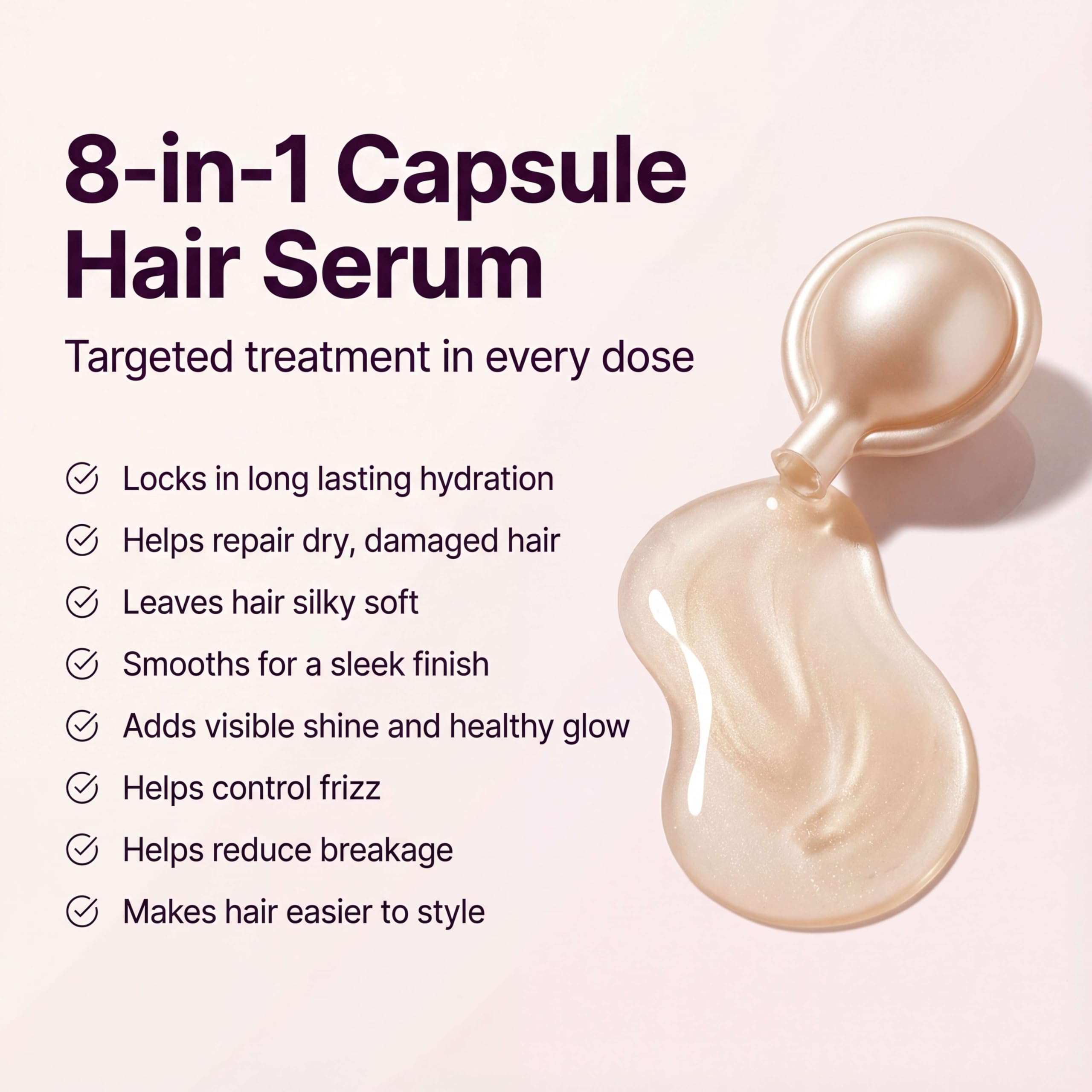 Sohl-I.D. Capsules Smooth & Shine, format pratique pour voyage.