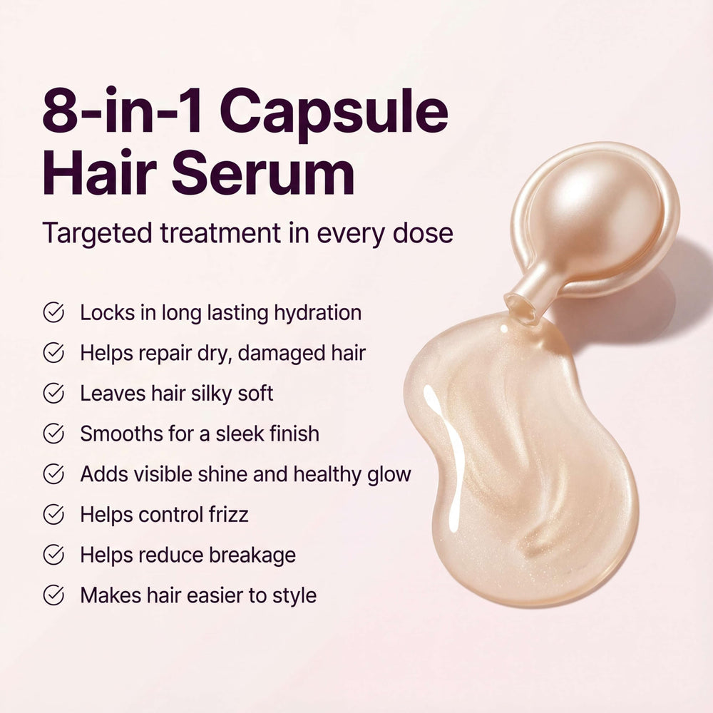 Sohl-I.D. Capsules Smooth & Shine, format pratique pour voyage.