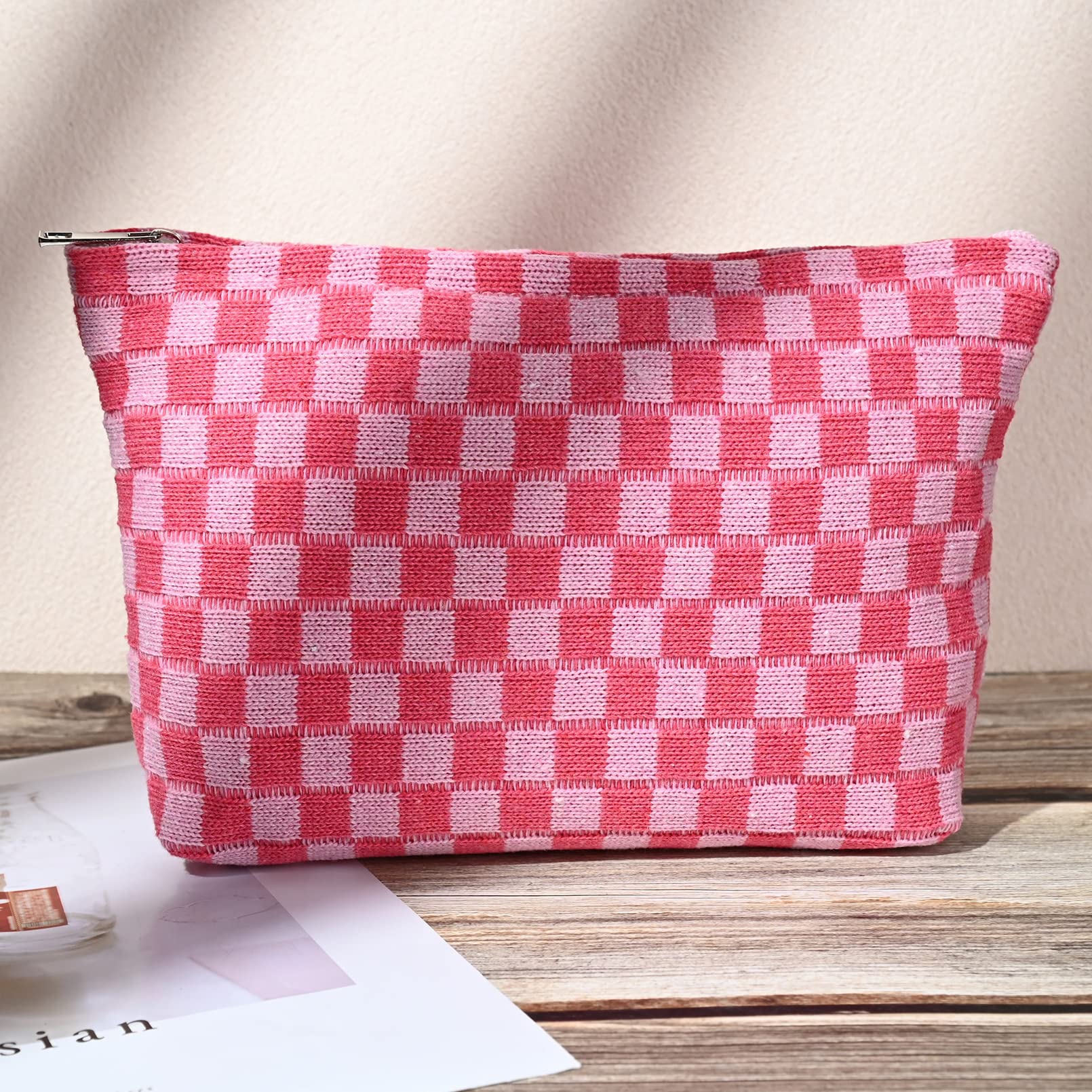 soidram design carreaux rose, look tendance et chic
