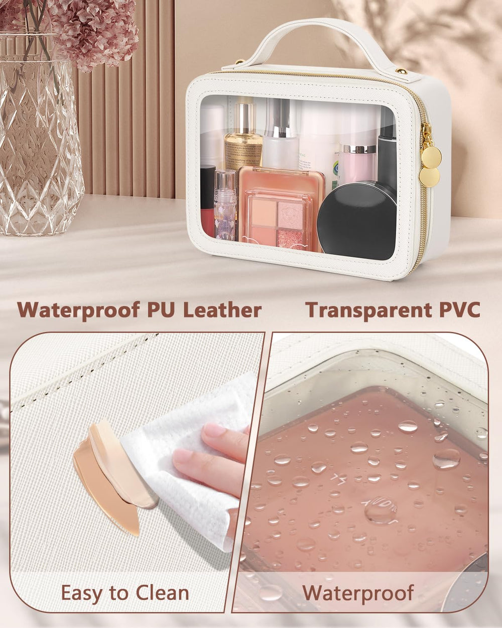 Protection durable Soimeat, protège cosmétiques et accessoires en déplacement.