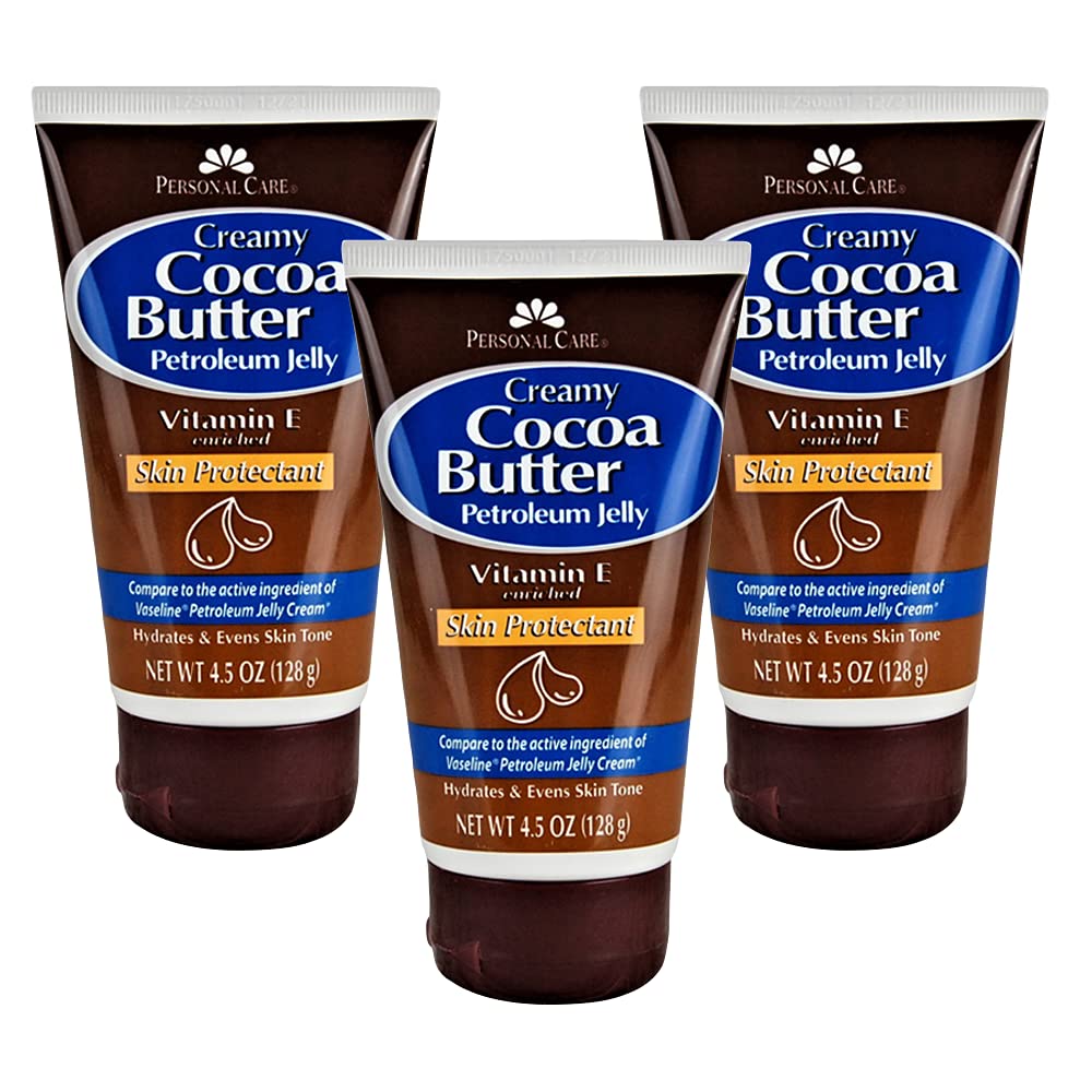 Soin Personnel tube vaseline vitamine E et beurre de cacao – hydratation longue durée