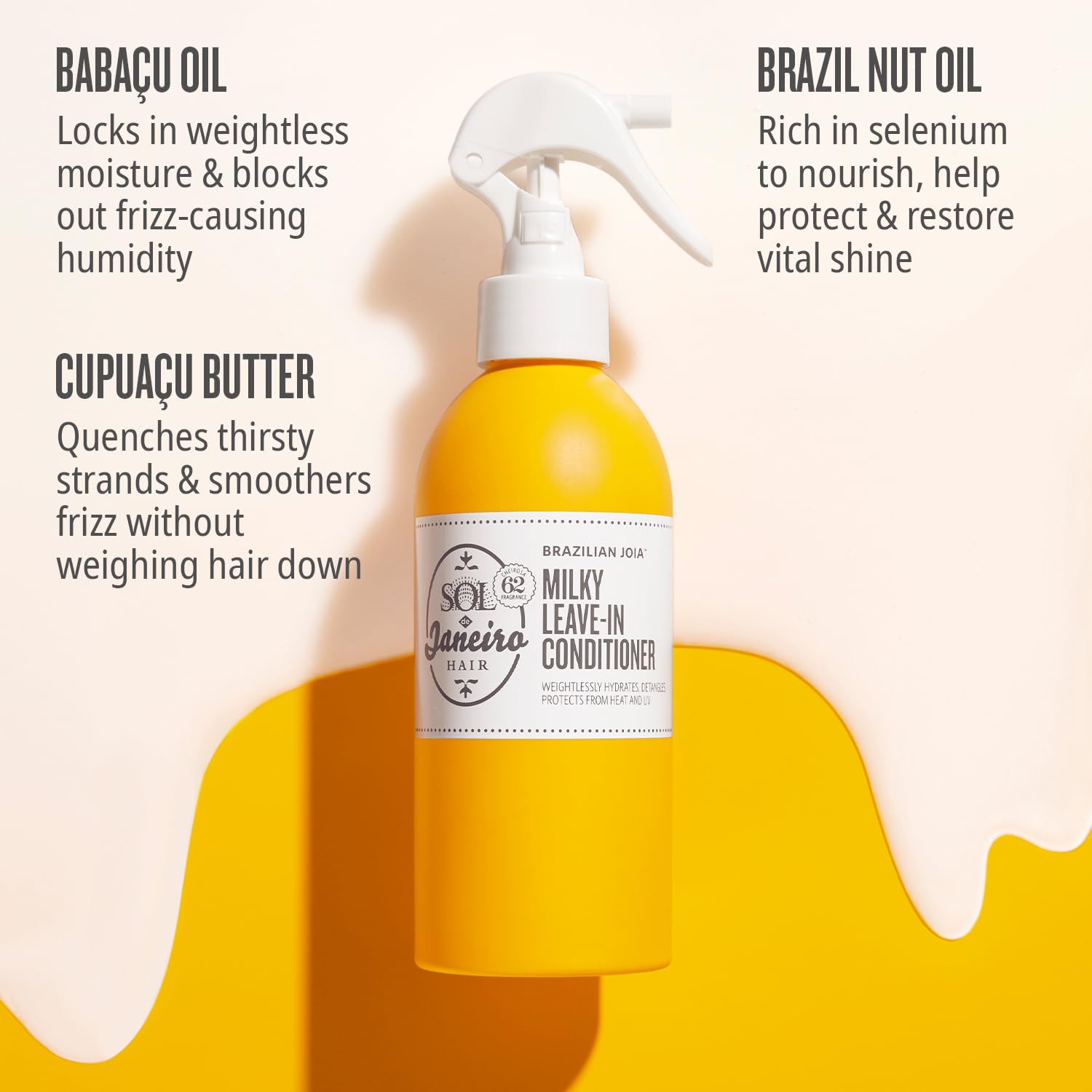 Sol de Janeiro – application rapide sur cheveux humides pour réhydrater.