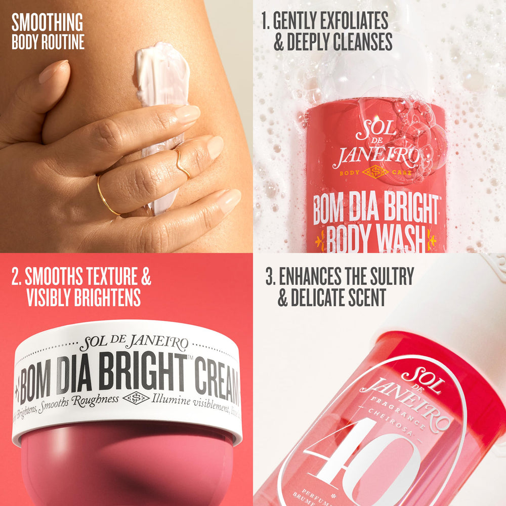 Expérience spa à domicile avec Bom Dia Bright gel douche.
