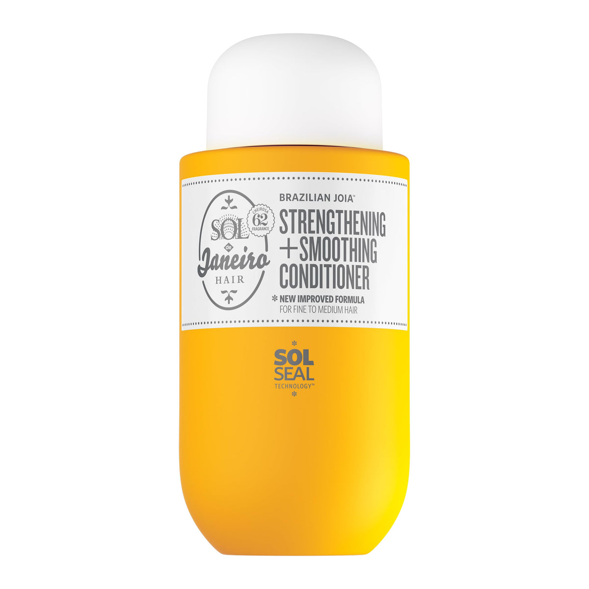 Sol de Janeiro Joia Conditioner: bouteille montrée, soin léger pour cheveux fins.