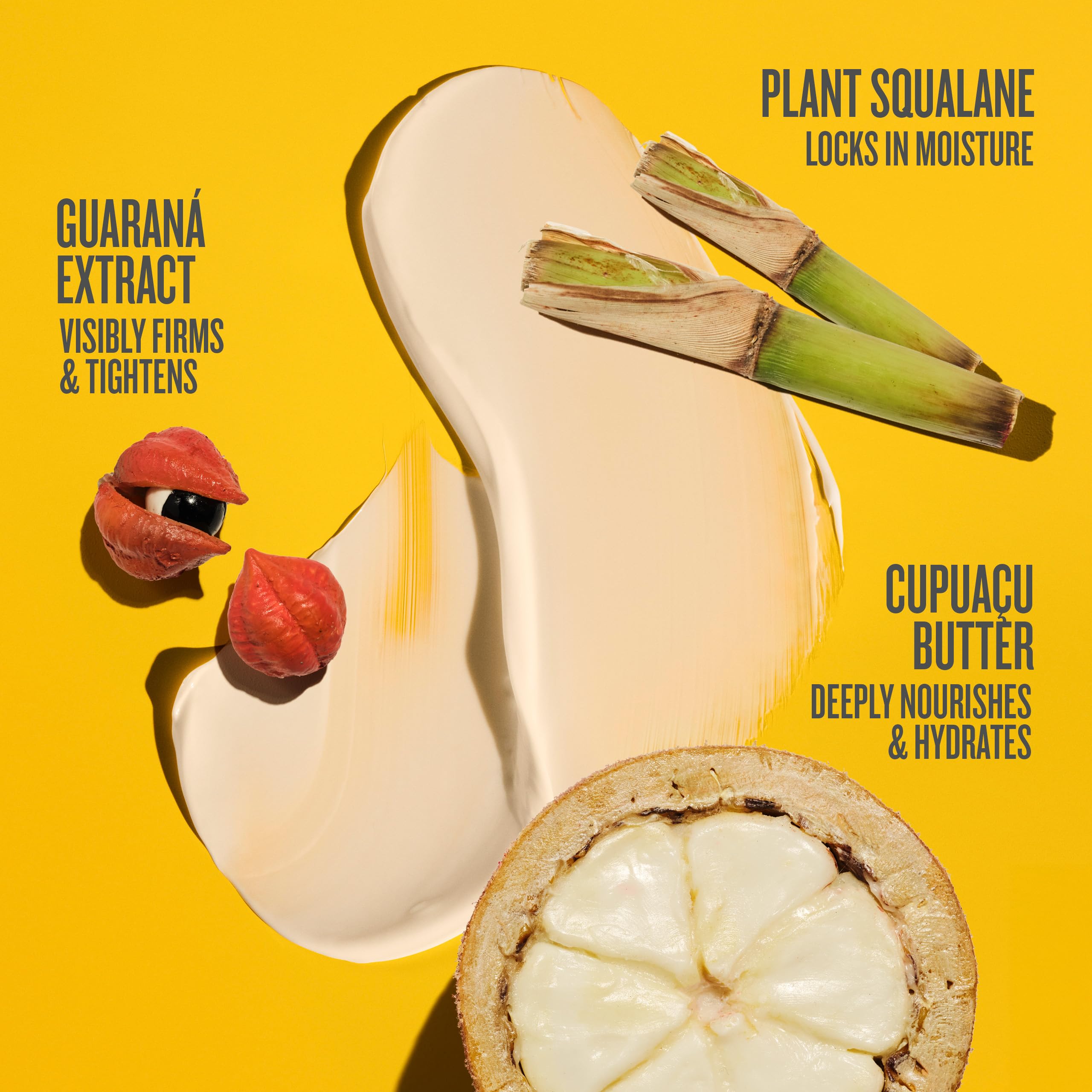 Sol de Janeiro Extrait de guarana : peau visiblement plus ferme après utilisation.