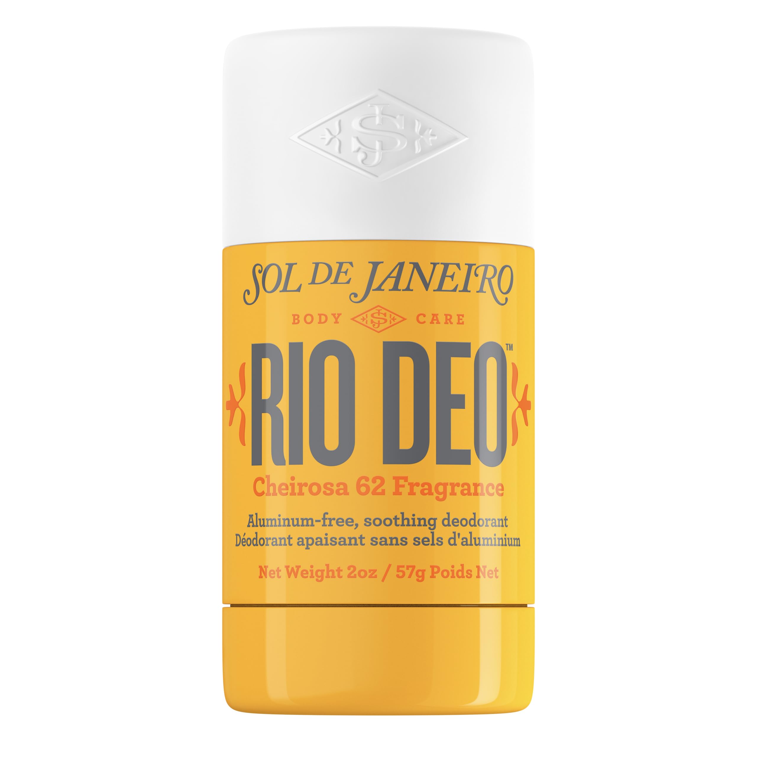 Sol de Janeiro Rio Deo Cheirosa 62, bouteille rechargeable, fraîcheur longue durée.