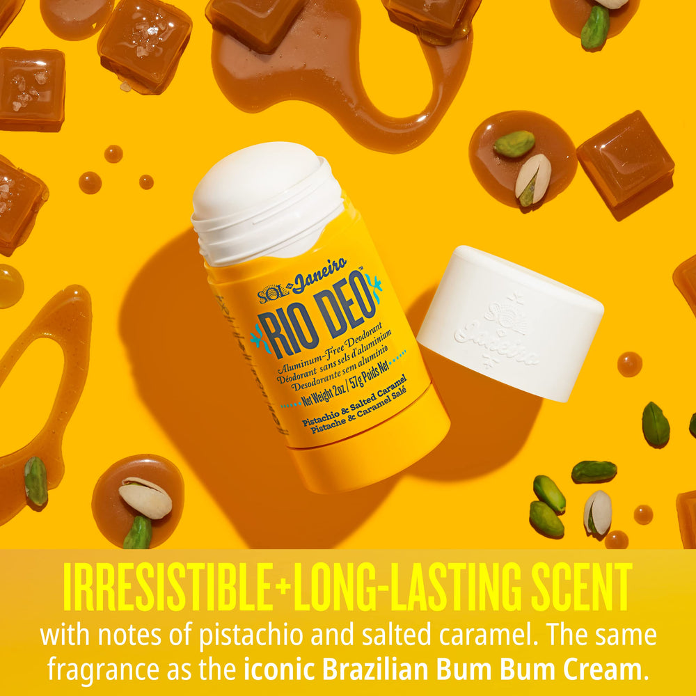 Sol de Janeiro Rio Deo Cheirosa 62, parfum pistache et caramel salé au quotidien.