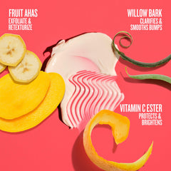 Vitamine C dans la crème Corps pour un léger éclat sur les zones traitées.