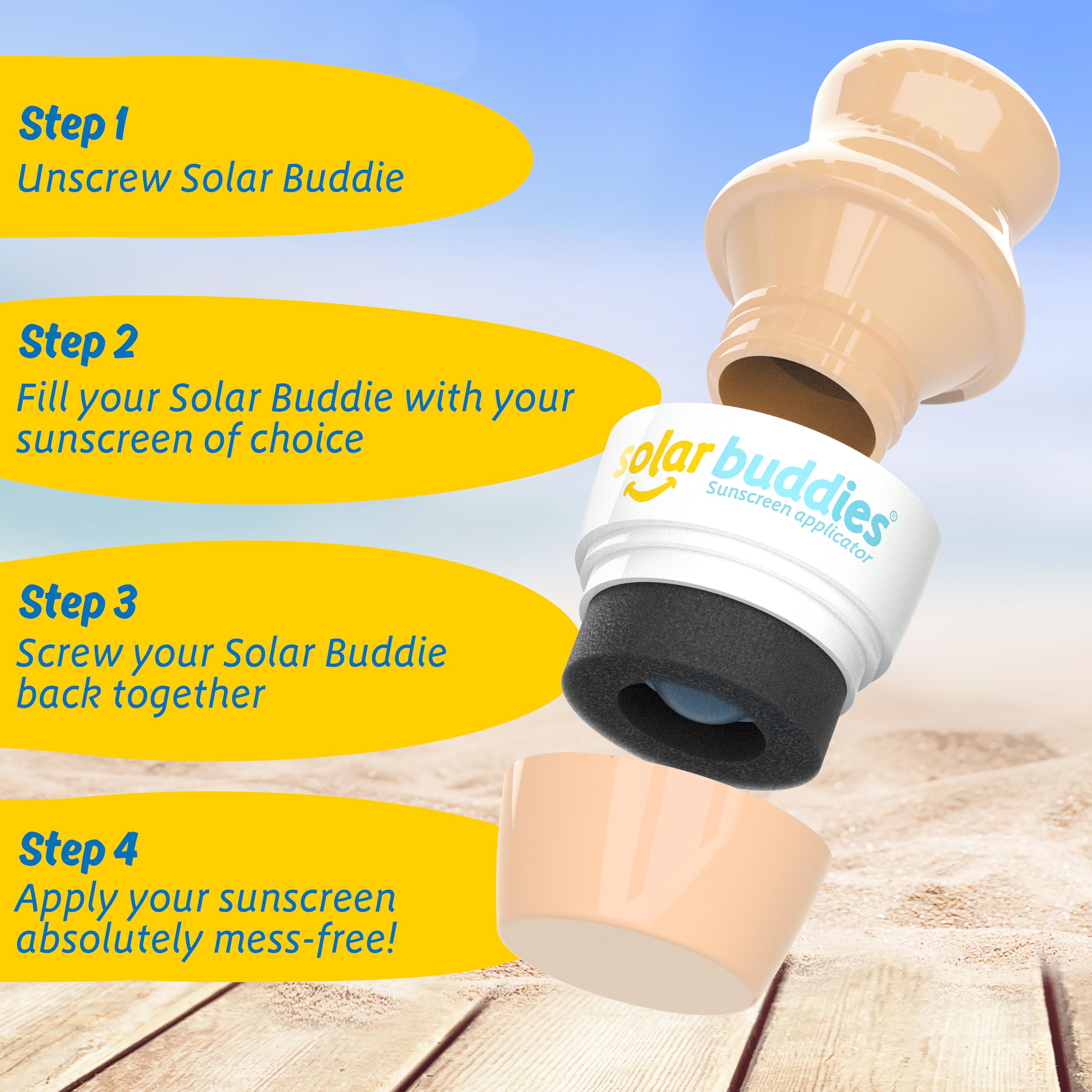 Solar Buddies design compact – format idéal pour les voyages et le bagage à main.